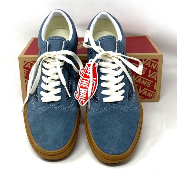 VANS Old Skool Vintage Gum Casual Shoes For Women Canvas Suede Blue VN0A5KRSRV2 - Picture 4 of 11